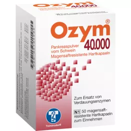 OZYM 40.000 cápsulas para suco gástrico, 50 peças
