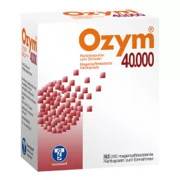 OZYM 40.000 cápsulas duras gastro-resistentes, 200 unidades