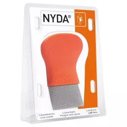 NYDA Pente para piolhos e lêndeas de metal, 1 peça