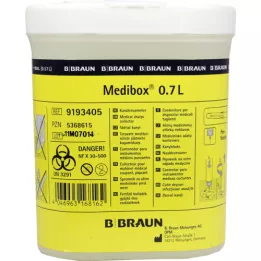 MEDIBOX Recipiente de descarte 0,7 l, 1 peça