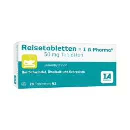 REISETABLETTEN-1A Farmacêutica, 20 unidades
