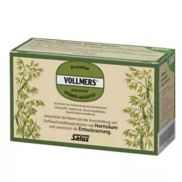 VOLLMERS Sacos de filtro de chá de aveia verde preparados, 15 unidades