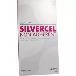 SILVERCEL Compressas não aderentes 10x20 cm, 5 unidades