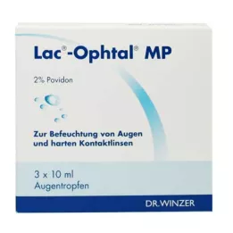 LAC OPHTAL MP Colírio, 3X10 ml
