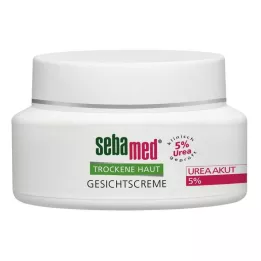 SEBAMED Creme facial agudo com 5% de ureia para pele seca, 50 ml