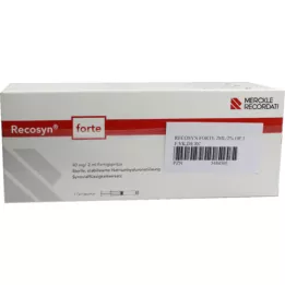RECOSYN seringas pré-cheias fortes, 3 unidades