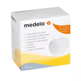 MEDELA Almofada de amamentação lavável, 4 peças