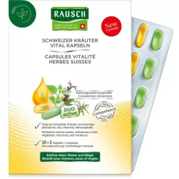 RAUSCH Cápsulas Herbal Vital, 30X2 unidades