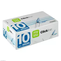 MYLIFE Agulhas para caneta Clickfine 10 mm, 100 unidades