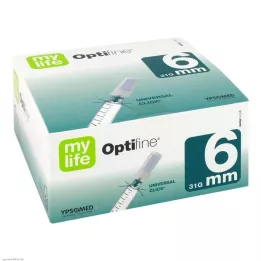MYLIFE Agulhas para caneta Optifine 6 mm, 100 unidades