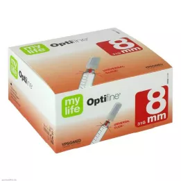 MYLIFE Agulhas para caneta Optifine 8 mm, 100 unidades