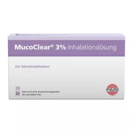 MUCOCLEAR Solução para inalação de NaCl 3%, 20X4 ml