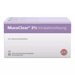 MUCOCLEAR Solução para inalação de NaCl 3%, 60X4 ml