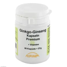 GINKGO+GINSENG Cápsulas Premium, 60 unidades