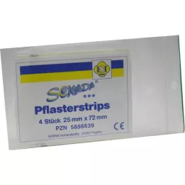 SENADA Tiras de gesso 25x72 mm, 4 peças