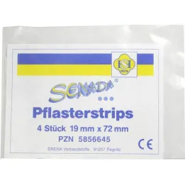 Tiras de gesso Senada 19x72 mm, 4 peças