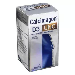 CALCIMAGON D3 Uno comprimidos mastigáveis, 60 unidades