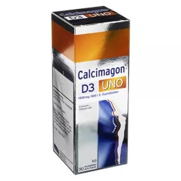 CALCIMAGON D3 Uno comprimidos mastigáveis, 90 unidades