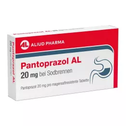 PANTOPRAZOL AL 20 mg em comprimidos de ácido gástrico Sodbr., 14 unidades