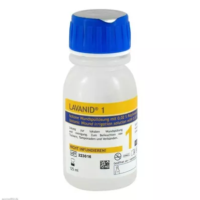 LAVANID 1 solução de irrigação de ferida, 125 ml LAVANID 1 solução de irrigação de ferida, 125 ml