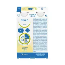 DIBEN DRINK Baunilha 1,5 kcal/ml, 24X200 ml