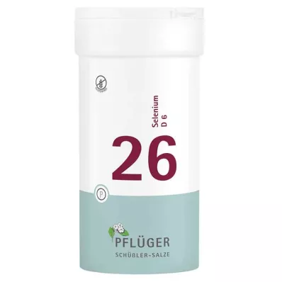 BIOCHEMIE Pflüger 26 Selenium D 6 comprimidos, 400 unidades