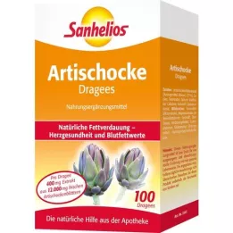 SANHELIOS Drageias de alcachofra, 100 peças