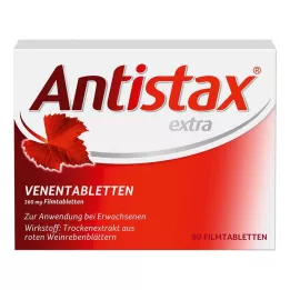 ANTISTAX comprimidos extra para veias, 90 unidades