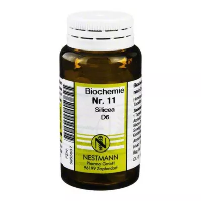 BIOCHEMIE 11 Silicea D 6 comprimidos, 100 unidades