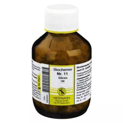 BIOCHEMIE 11 Silicea D 6 comprimidos, 400 unidades BIOCHEMIE 11 Silicea D 6 comprimidos, 400 unidades