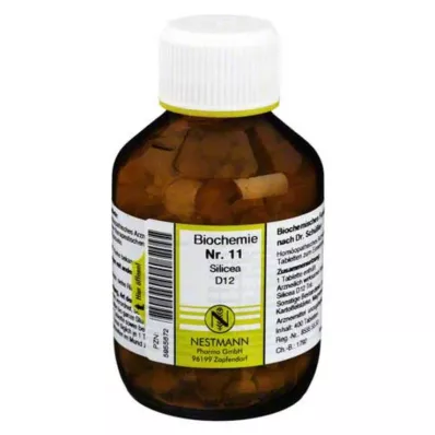 BIOCHEMIE 11 Silicea D 12 comprimidos, 400 unidades BIOCHEMIE 11 Silicea D 12 comprimidos, 400 unidades