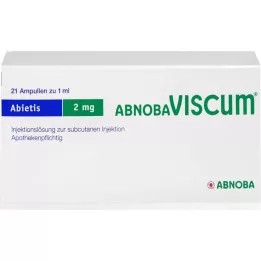 ABNOBAVISCUM Abietis 2 mg ampolas, 21 unidades