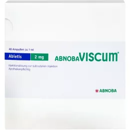 ABNOBAVISCUM Abietis 2 mg ampolas, 48 unidades