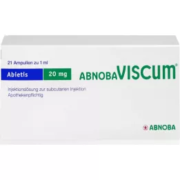 ABNOBAVISCUM Abietis 20 mg ampolas, 21 unidades