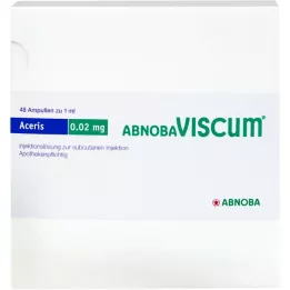 ABNOBAVISCUM Ampolas Aceris 0,02 mg, 48 unidades