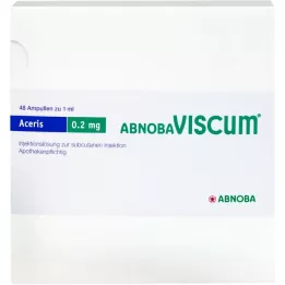 ABNOBAVISCUM Ampolas Aceris 0,2 mg, 48 unidades