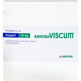 ABNOBAVISCUM Ampolas de Amygdali 20 mg, 48 unidades