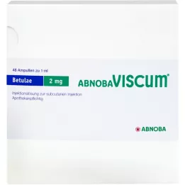 ABNOBAVISCUM Betulae 2 mg ampolas, 48 unidades