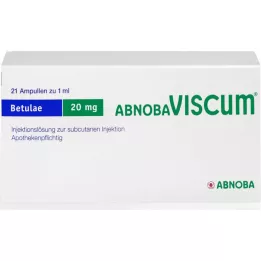 ABNOBAVISCUM Betulae 20 mg ampolas, 21 unidades