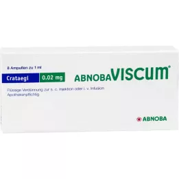 ABNOBAVISCUM Ampolas de Crataegi 0,02 mg, 8 unidades
