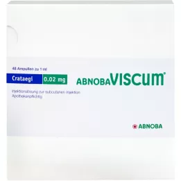 ABNOBAVISCUM Ampolas de Crataegi 0,02 mg, 48 unidades