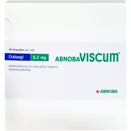 ABNOBAVISCUM Ampolas de Crataegi 0,2 mg, 48 unidades