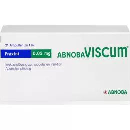 ABNOBAVISCUM Ampolas Fraxini 0,02 mg, 21 unidades
