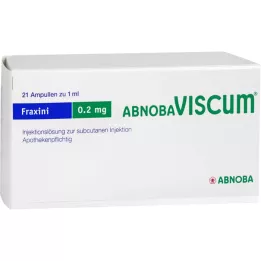 ABNOBAVISCUM Ampolas Fraxini 0,2 mg, 21 unidades