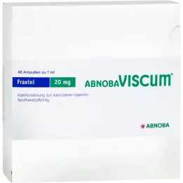 ABNOBAVISCUM Ampolas Fraxini 20 mg, 48 unidades