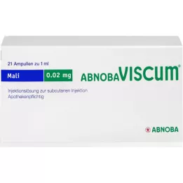ABNOBAVISCUM Ampolas de Mali 0,02 mg, 21 unidades