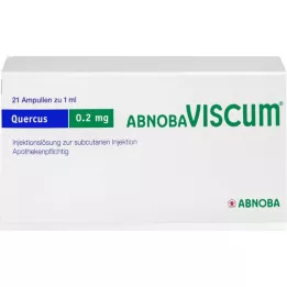 ABNOBAVISCUM Quercus 0,2 mg ampolas, 21 unidades