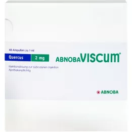 ABNOBAVISCUM Quercus 2 mg ampolas, 48 unidades