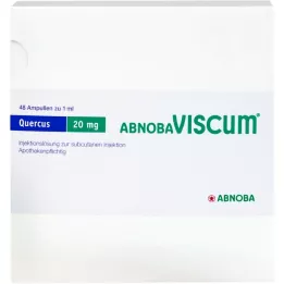 ABNOBAVISCUM Quercus 20 mg ampolas, 48 unidades