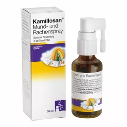 KAMILLOSAN Spray para boca e garganta, 30 ml